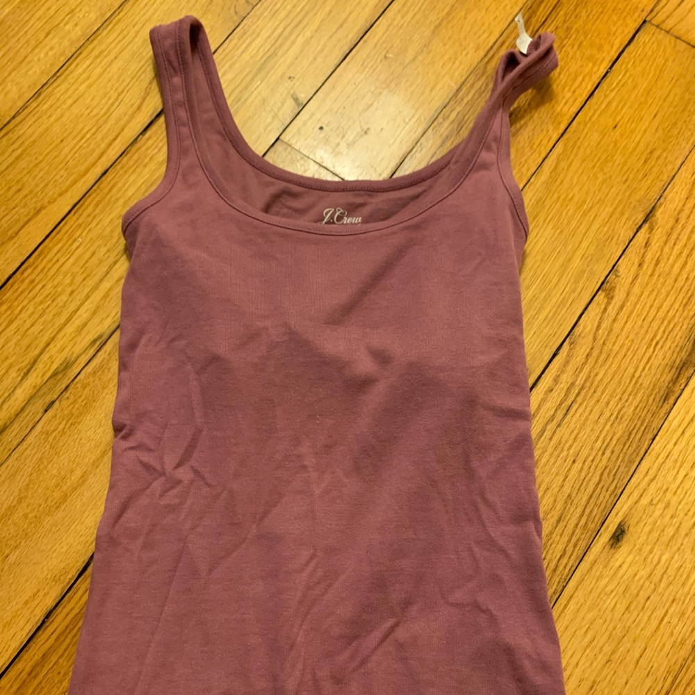 Purple Square neck tank top